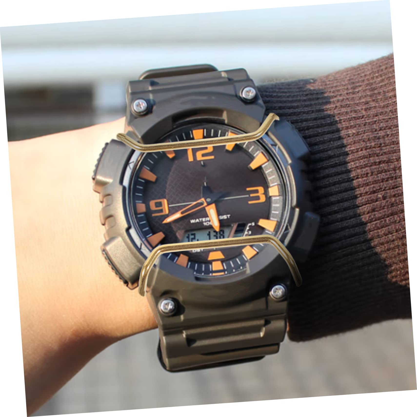 Hemobllo 5pièces Protecteur De Montre Inoxydable Pratique pour Écran Coque De Et Élégante pour Montre Résistante Aux Chocs Et Aux Rayures Idéale pour Personnes Actives