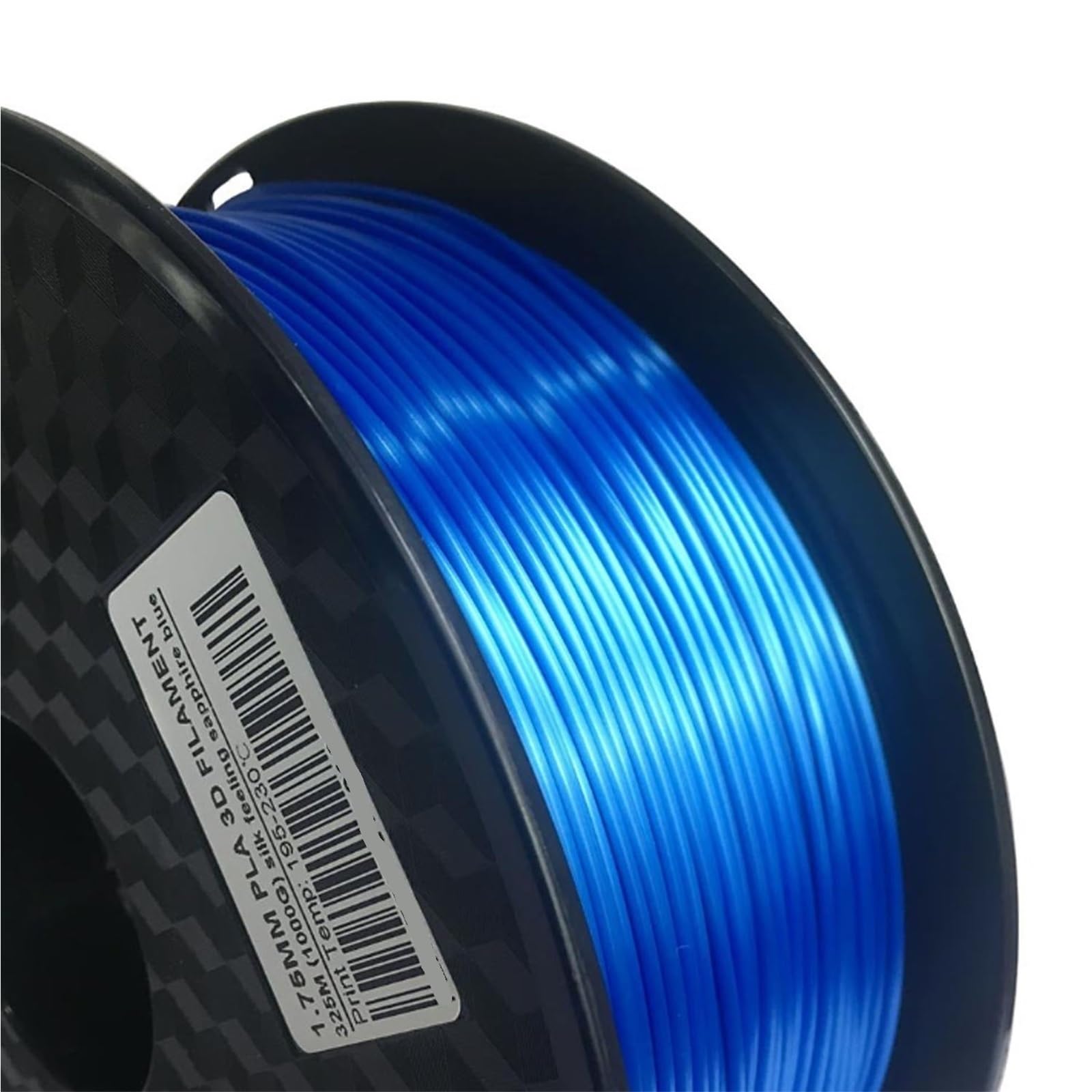 Seidensaphirblaues PLA-3D-Drucker-Filament, 1,75 Mm, 1-kg-Spule (2,2 Pfund), Filament Mit Metallischem Glanz