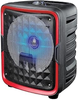 Supersonic - 8â€ Tailgate Bluetooth DJ Speaker (IQ-6608DJBT-RED)