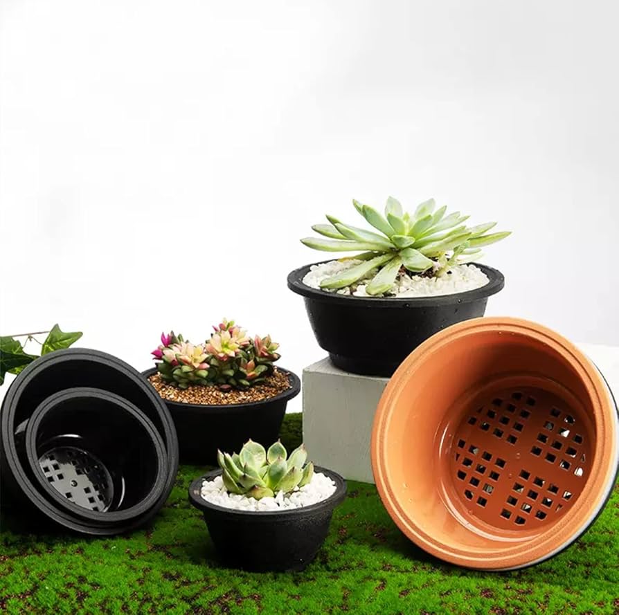 Amazon.co.jp: RooTrimmer 植木鉢 大型 プラスチック ポリ鉢