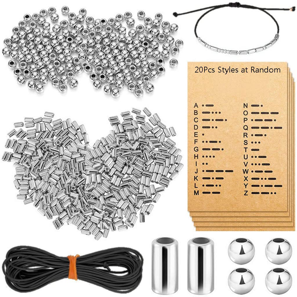 UNICRAFTALE 80pcs 8 Styles 3/4/5/6/8mm 304 Ensembles De Perles D'Espacement Acier Inoxydable En