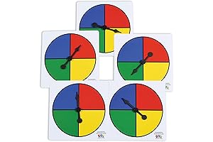 LEARNING ADVANTAGE Reusable Spinners Set, Pack of 5