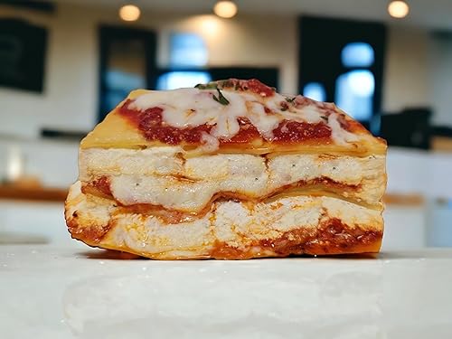 Miniatura 2 de Lasaña casera de 4 quesos de Frank and Sal's - Receta italiana auténtica - Tamaño familiar 8 libras - Comida rica y cremosa