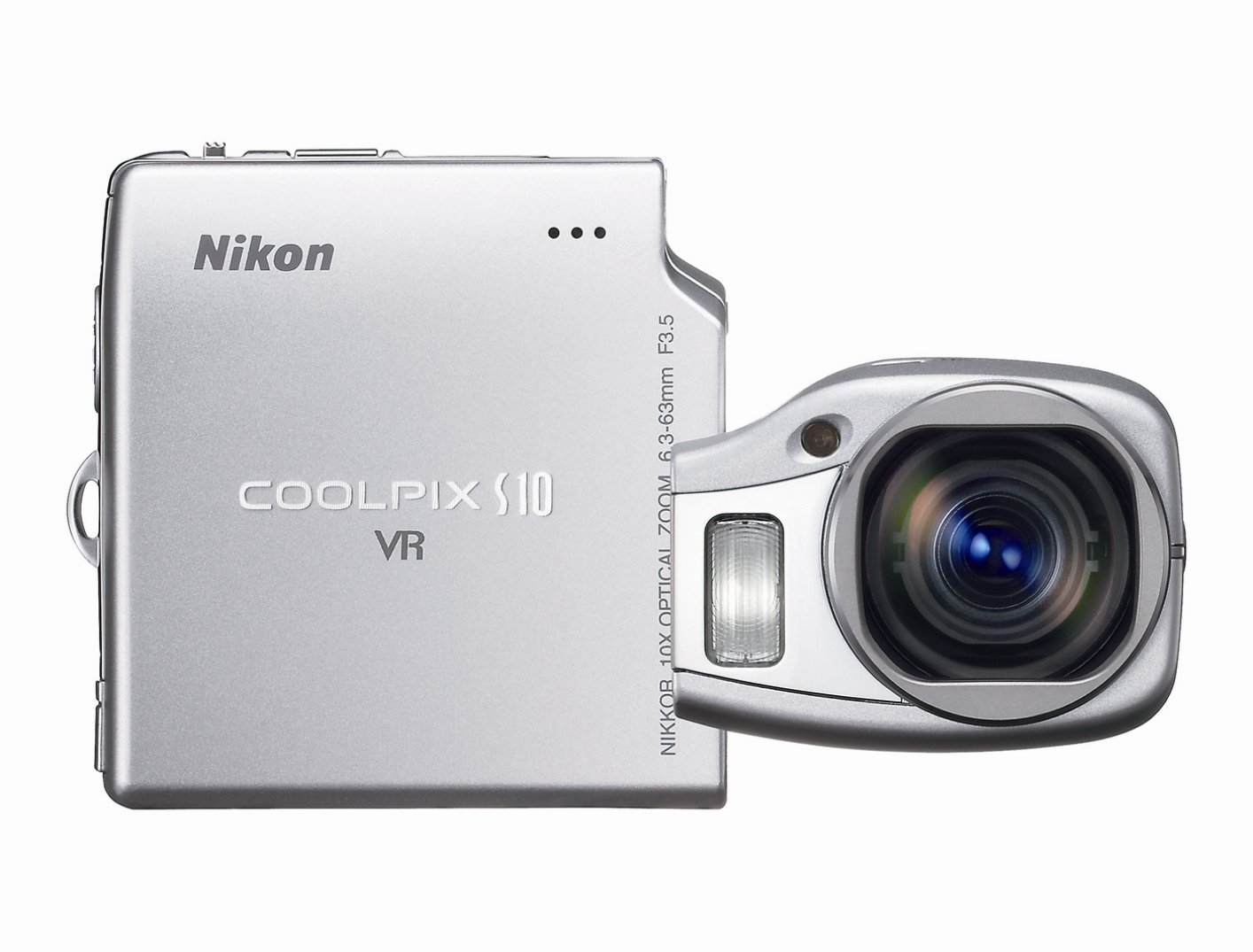 ■完動品 Nikon COOLPIX S10 VR 動作確認済み Nikon COOLPIX S10 6.0MP Digital Camera - Silver for sale