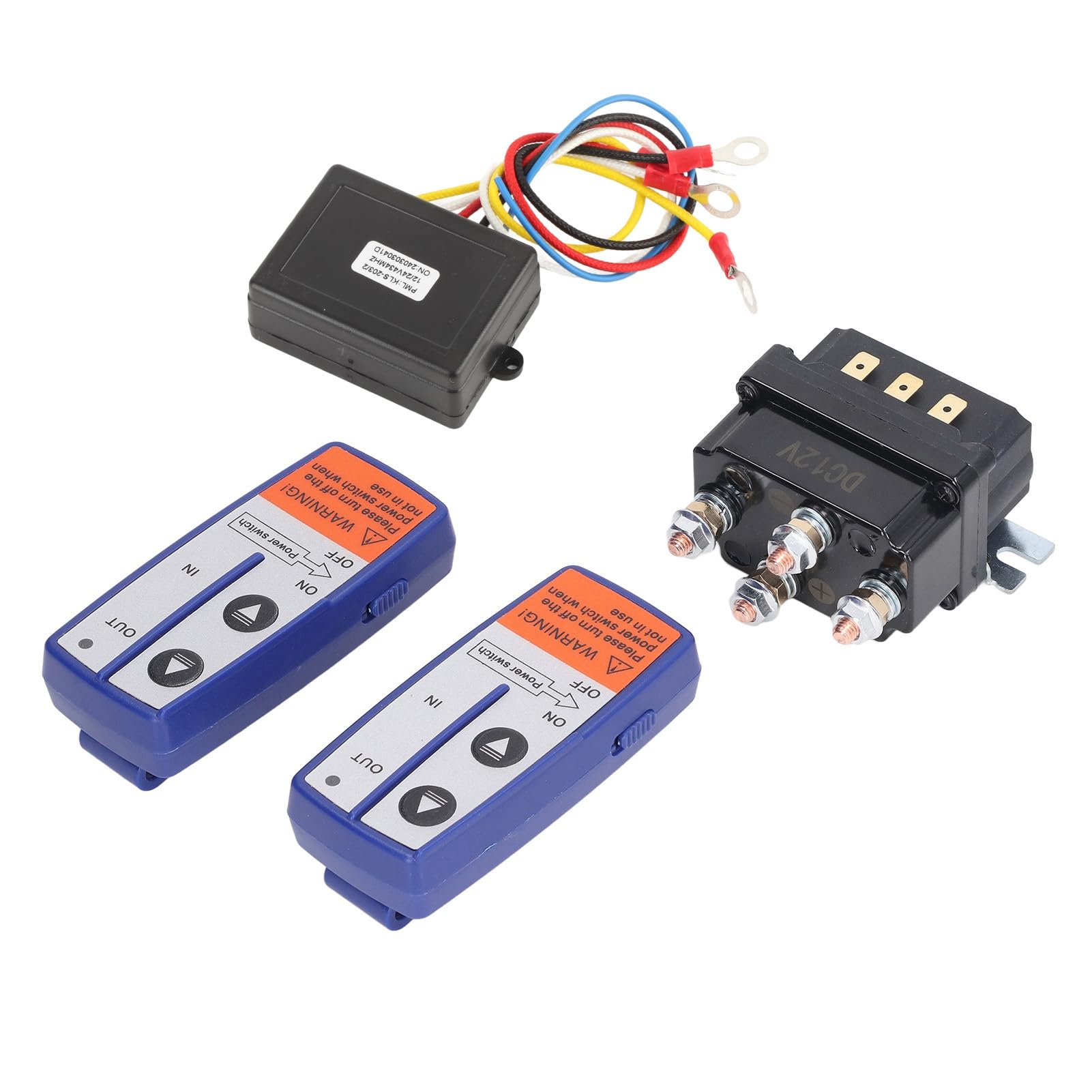 Kit de Relé de Cabrestante 12V 250A, Control Remoto para ATV, Moto de Nieve, Tractor de Jardín, Alta Potencia, Carga Dividida