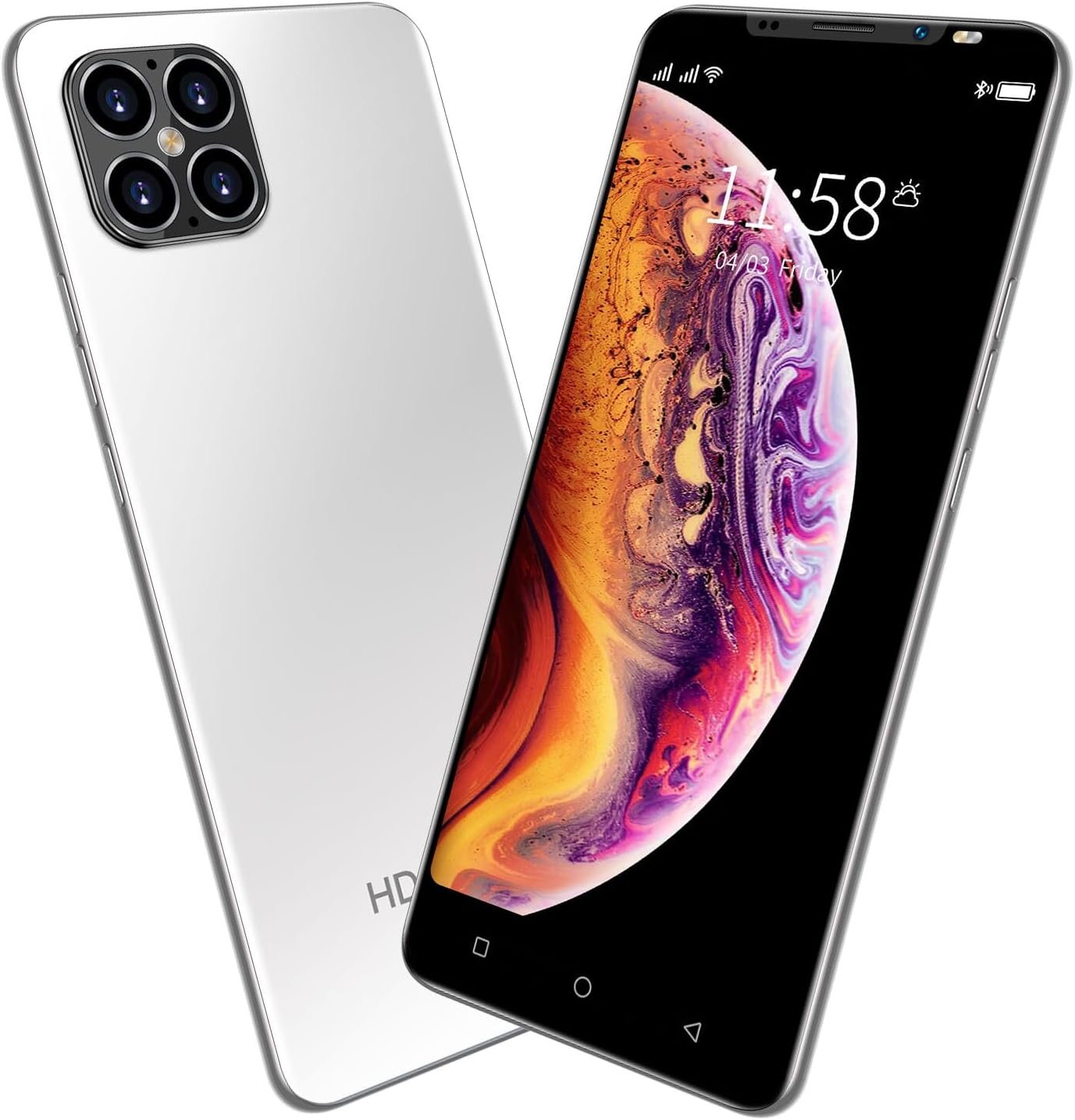 SanHii i12Pro SIM Free Unlocked Mobile Phones, Cheap Smartphone with 4.