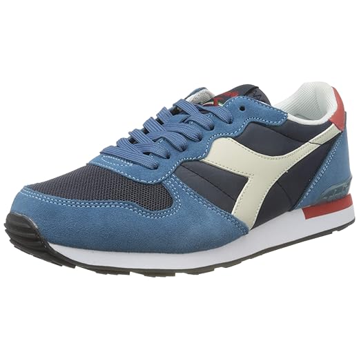 Diadora 159886-C6307: Camaro Olive Green/White Mens Sport Sneakers Nylon/Suede (8 D(M) US Men)