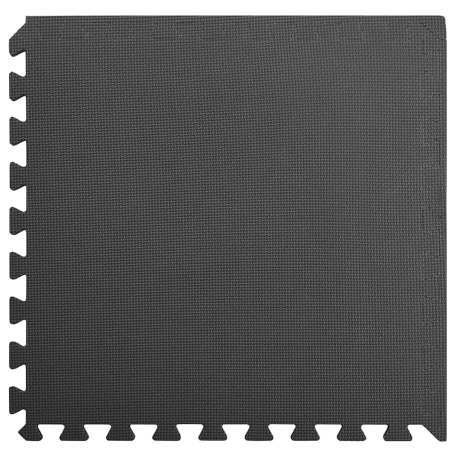 Tidyard Alfombra de Ejercicio Puzzle Suave - 24 Piezas, Antideslizante, Impermeable, 60x60x1 cm, Negro Modelo XPYFXLYD-92463ES