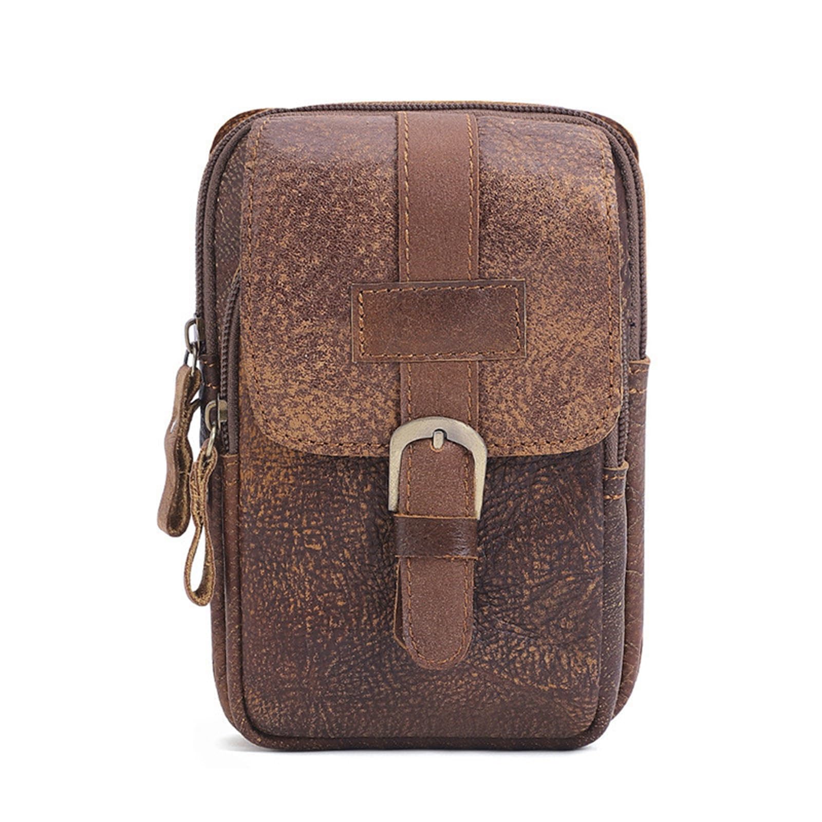 Torba na pasek na telefon komórkowy, męska torba na pasek do noszenia, torba crossbody, wielofunkcyjna torba na pasek w stylu retro, męska torba na telefon komórkowy nerka