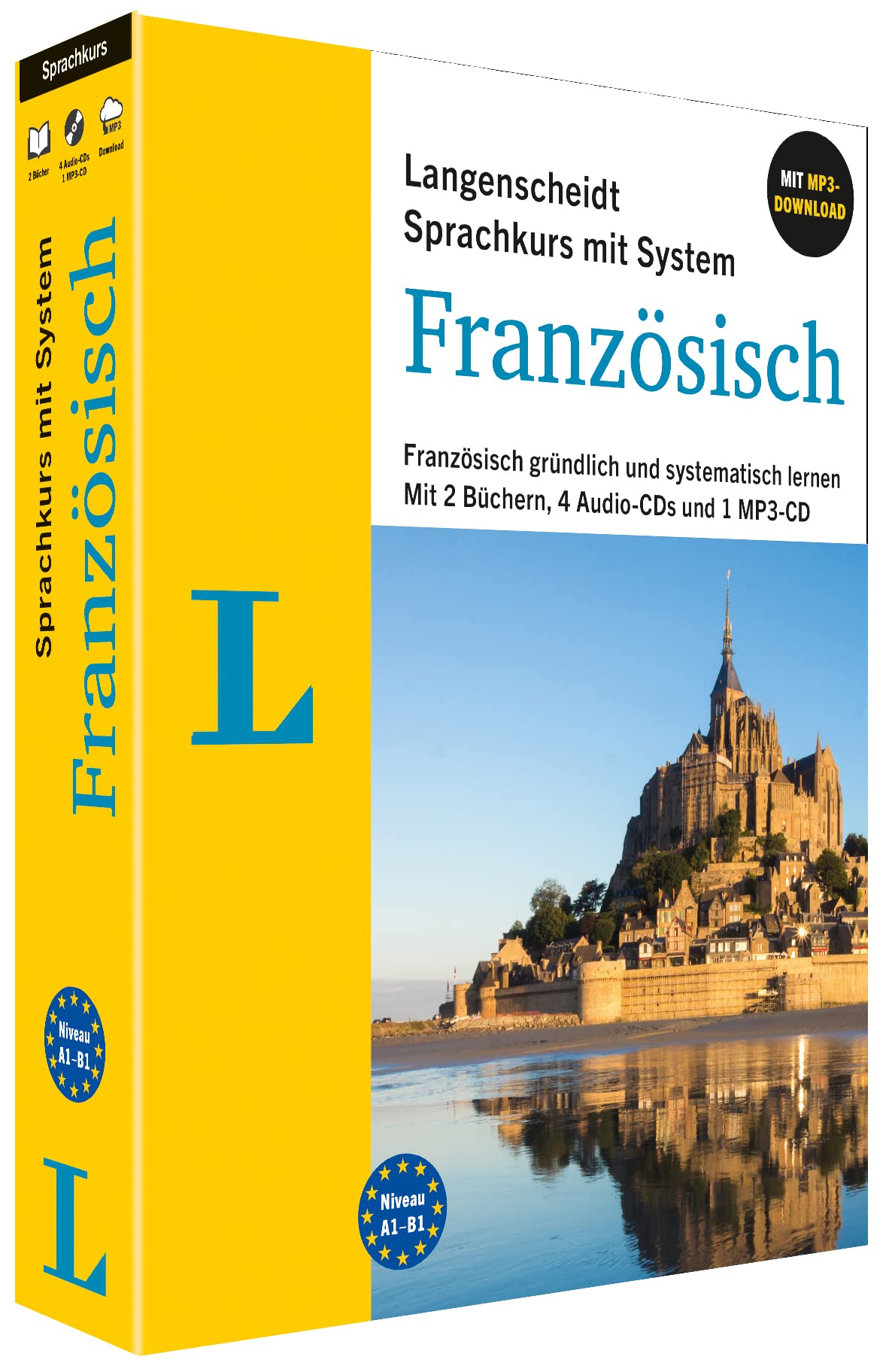 Langenscheidt Sprachkurs mit System Französisch: Französisch gründlich und systematisch lernen. Mit 2 Büchern, 4-Audio-CDs, 1 MP3-CD und MP3-Download