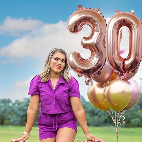 Miniatura 4 de Globos digitales del número 43, globos del alfabeto de 32 pulgadas, globos de helio de dígito 43, globos grandes para suministros de fiesta de