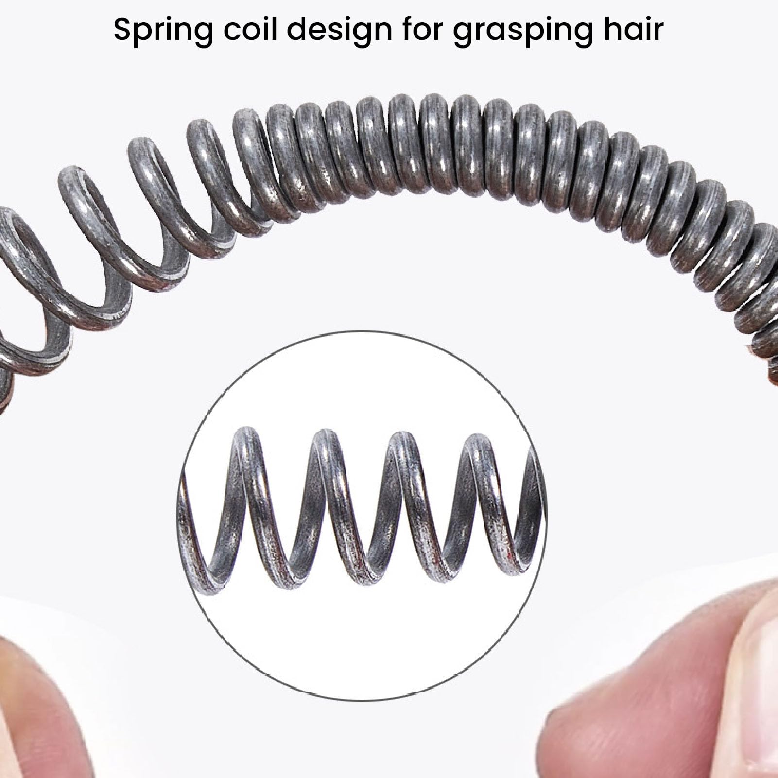 Serpiente De Drenaje, Serpiente De Acero Flexible Para Desatascos Herramienta Manual O Motorizada Para Quitar Pelos Del Desagüe Para Desatascar Fregaderos Y Desagües De Cocina