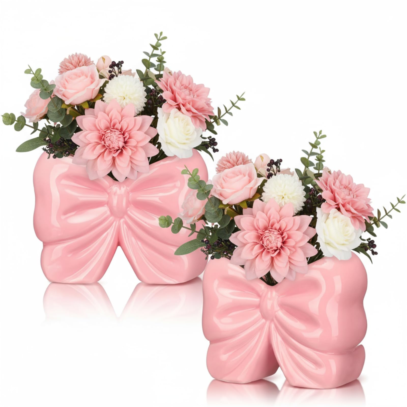 Amazon.com : Sieral 2 Pcs Coquette Bow Succulent Pots with