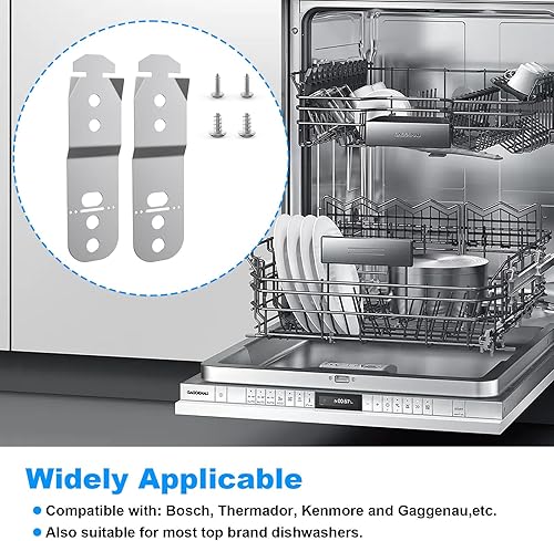 Miniatura 5 de Repuesto para soporte de montaje de lavavajillas Bosch 619985 00619985 Bosch Clips de montaje para lavavajillas 628371 AH3478789 EA347878 AP4538351