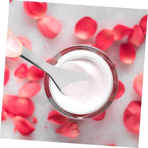 Miniatura 7 de 2 unids herramienta de belleza producto cuchara de metal cosmética espátula crema espátula loción espátula pequeña espátula de labios de metal