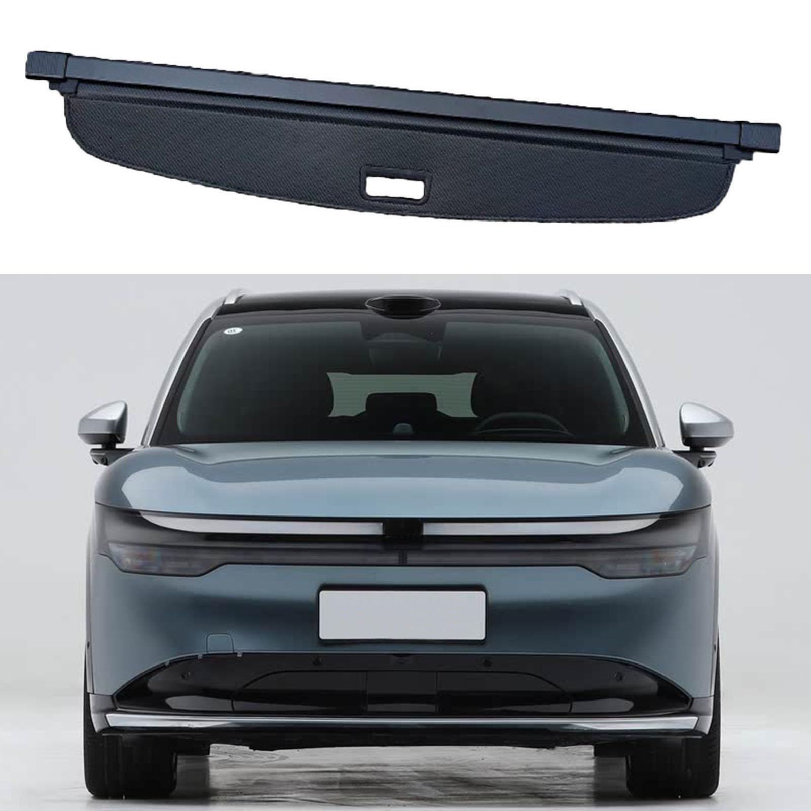 SXLGDW Car Retractable Rear Trunk Parcel Shelf,Compatible with ZEEKR 7X 2025,Car parts