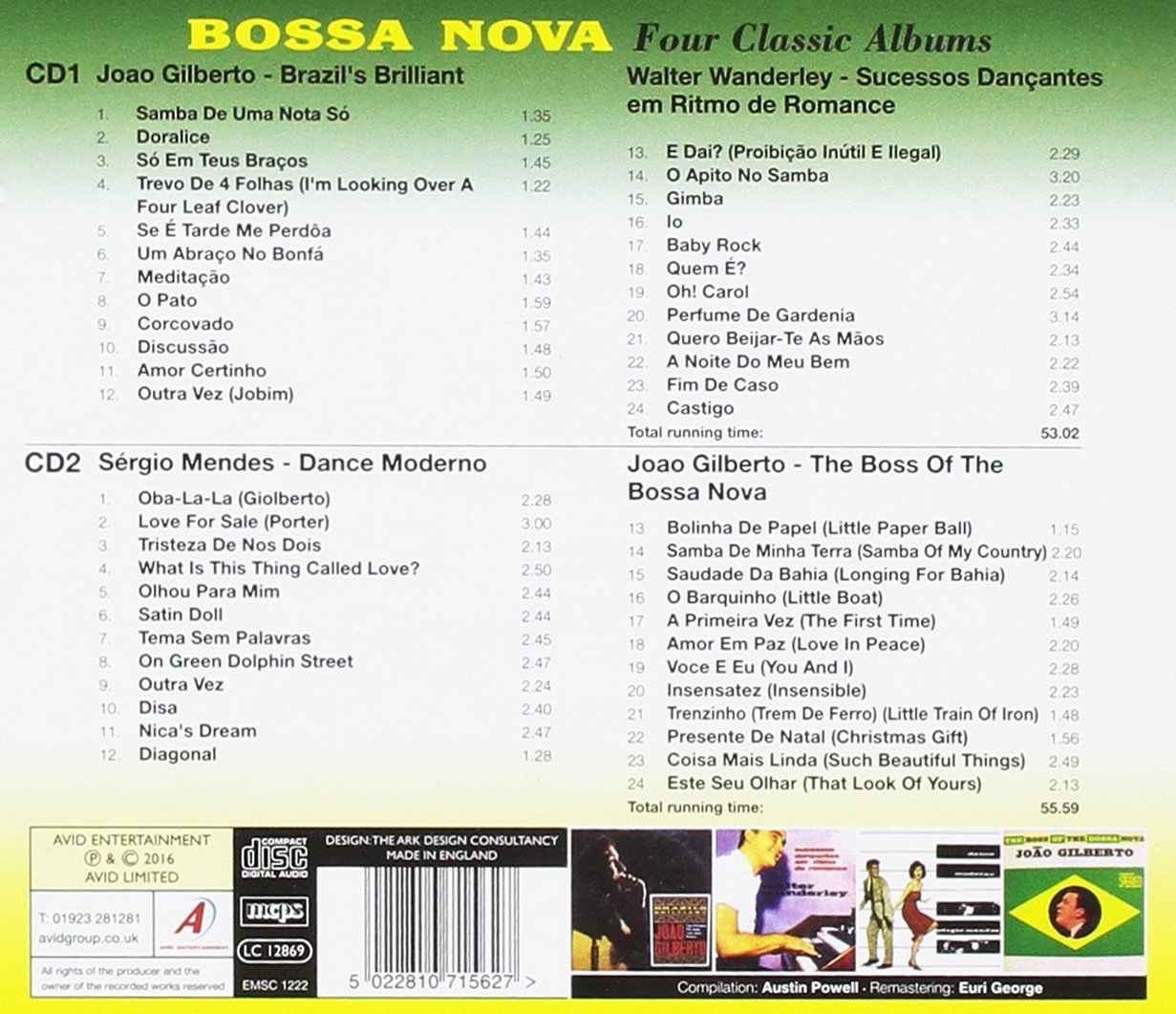 Bossa Nova Four Classic Albums