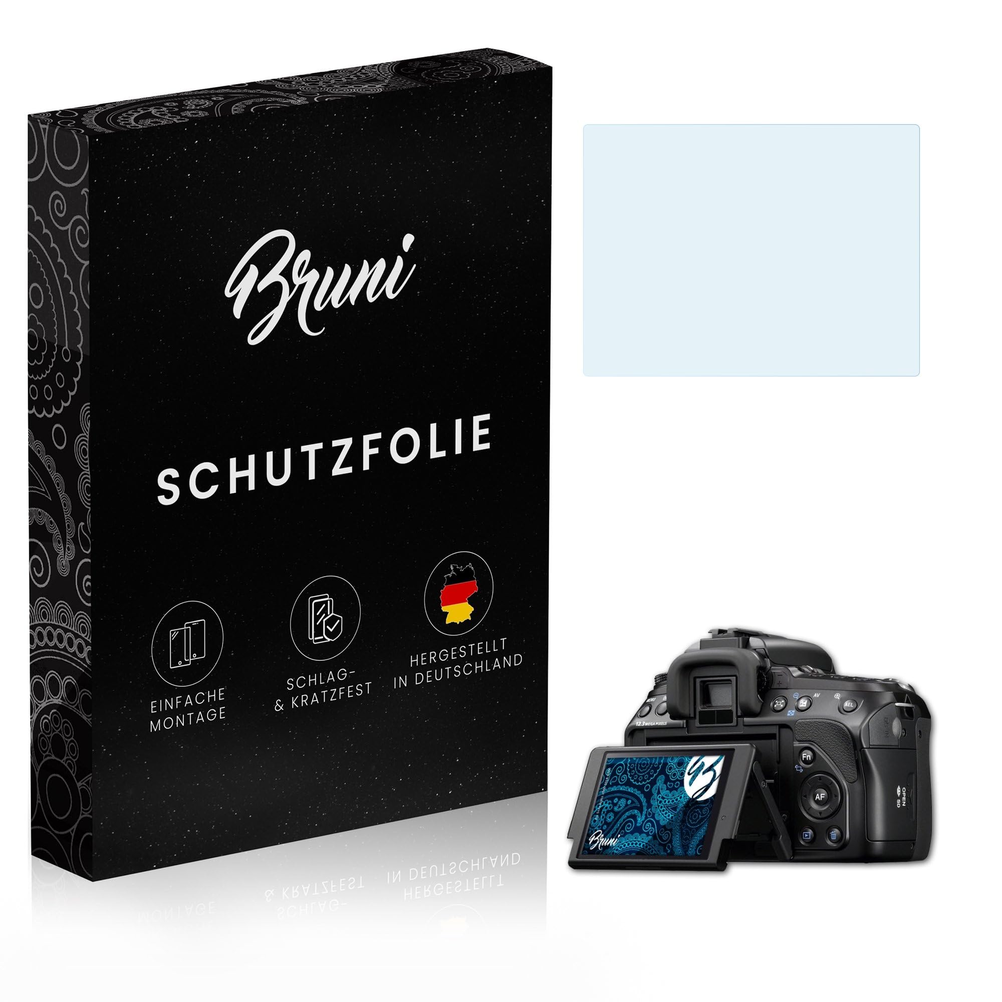 Bruni Schutzfolie Für Sony Alpha A500 (DSLR-A500) – Kratzfest, Blasenfrei, Made In Germany