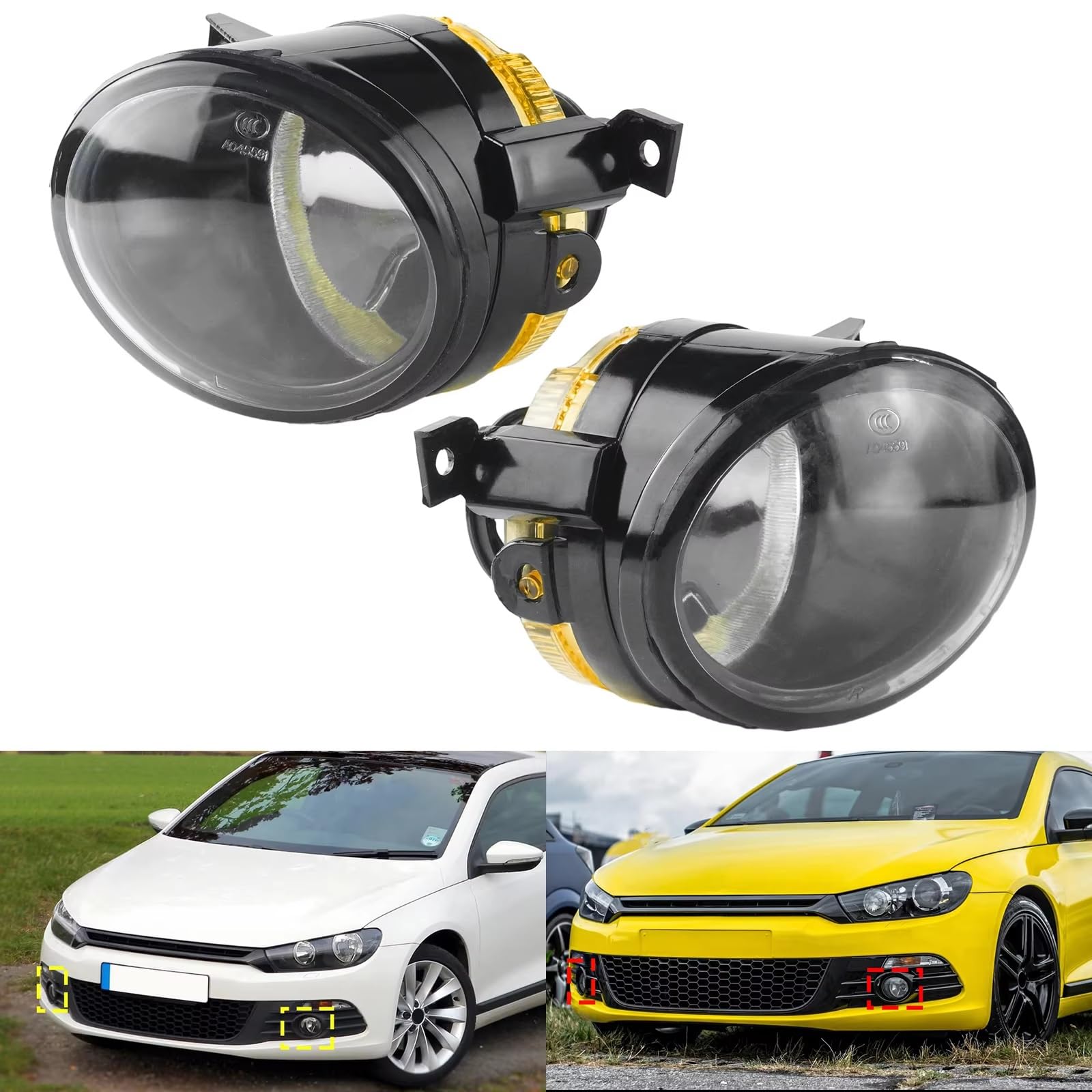 Fendinebbia Anteriore Compatibile Con Per Scirocco Coupe 2008 2009 2010 2011 2012 2013 2014 Sinistra Destra Paraurti Anteriore Fendinebbia Gruppo Lampada