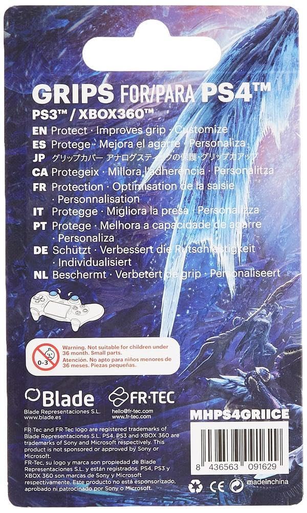 FRTEC - Grips Monster Hunter Iceborne para Playstation 5, Compatible con PS4