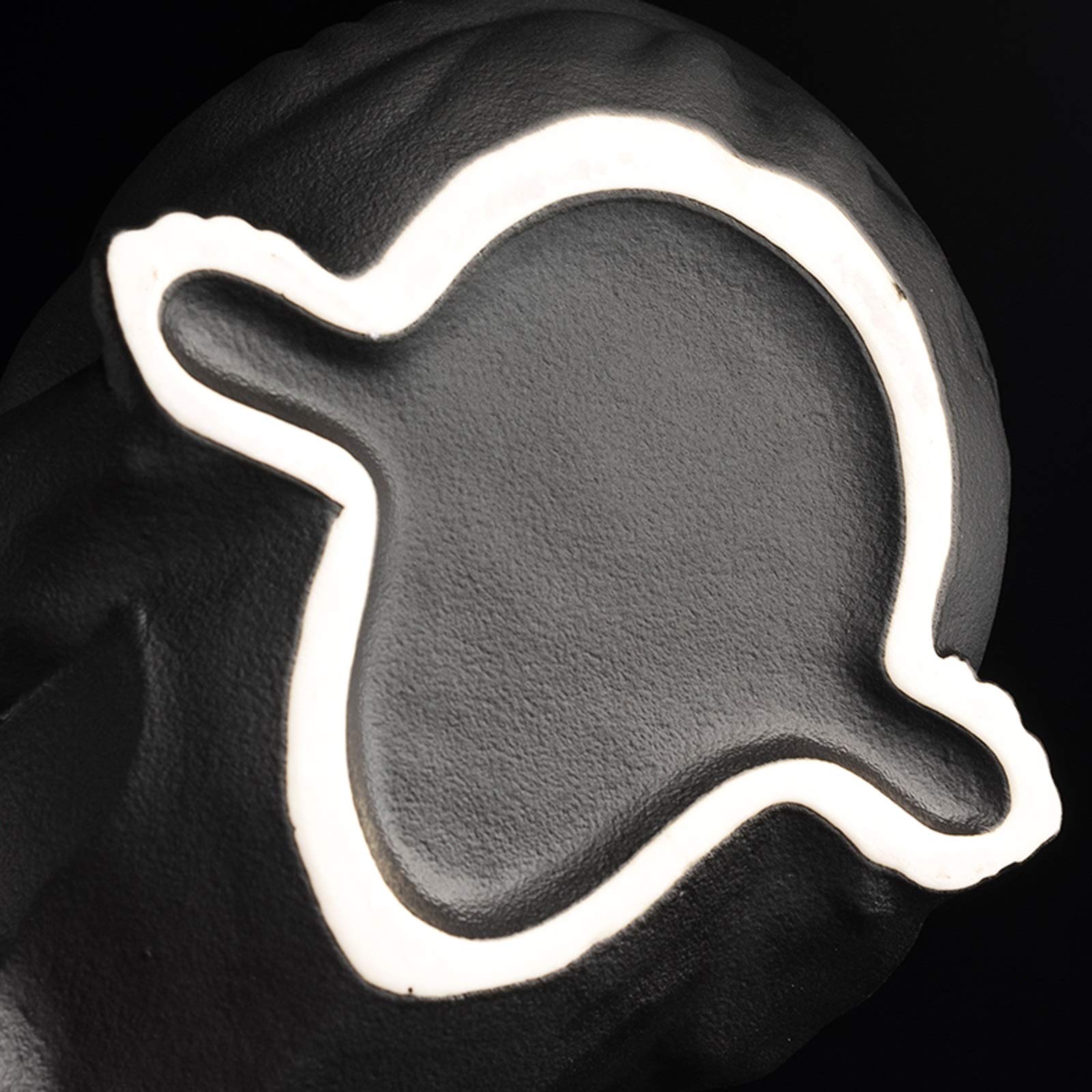 Portacenere Posacenere di ampia capacità di portacenere di grande capacità di portacenere di grande capacità di portacenere antivento senza cenere volante (nero / bianco / blu) Posacenere da Tavolo