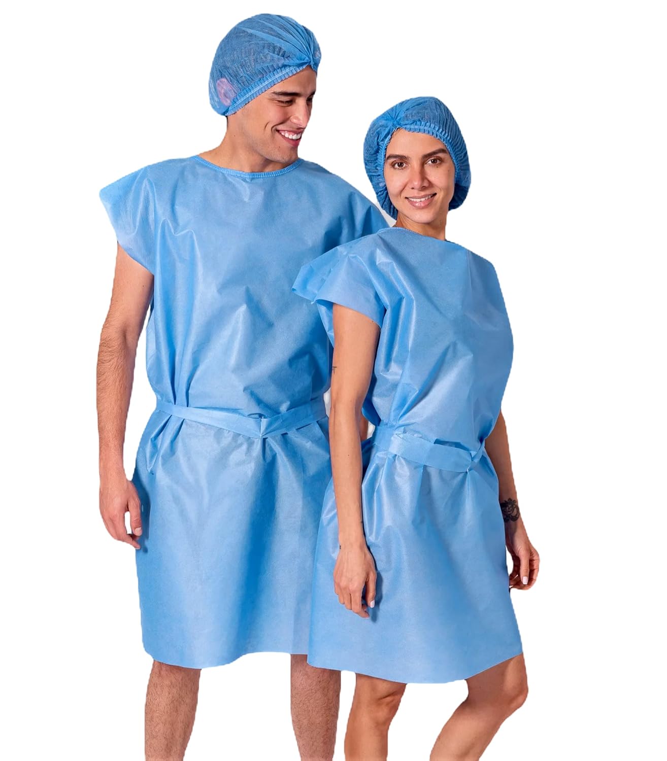 REA COMPANY10 Pack Disposable Patient Gowns, EXAM Gown
