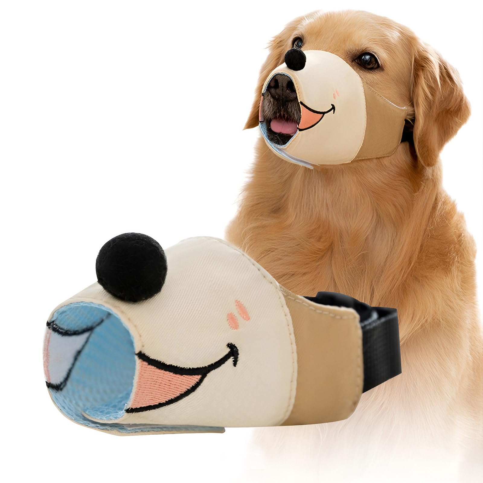 獣犬の下顎、手のひらサイズ Amazon | Refoiner犬 口輪犬用マズル犬の口輪 小型犬 中型犬 大型犬