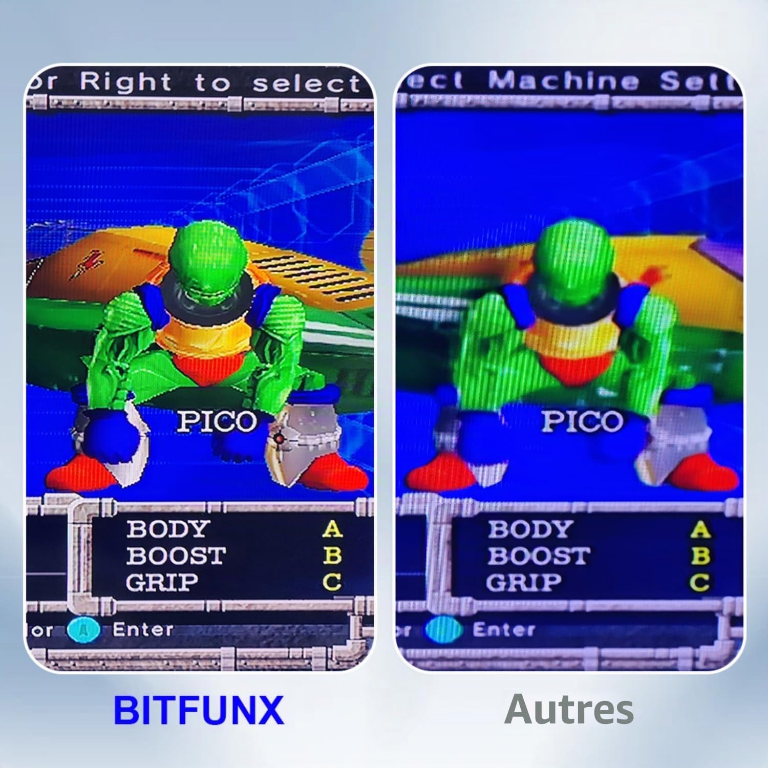 BITFUNX Adaptateur de câble composant NGC - Prend en charge la vidéo (3RCA) et audio (2RCA), adaptateur de jeu vidéo Plug & Play sans décalage, pour console NGC (1,8 m)