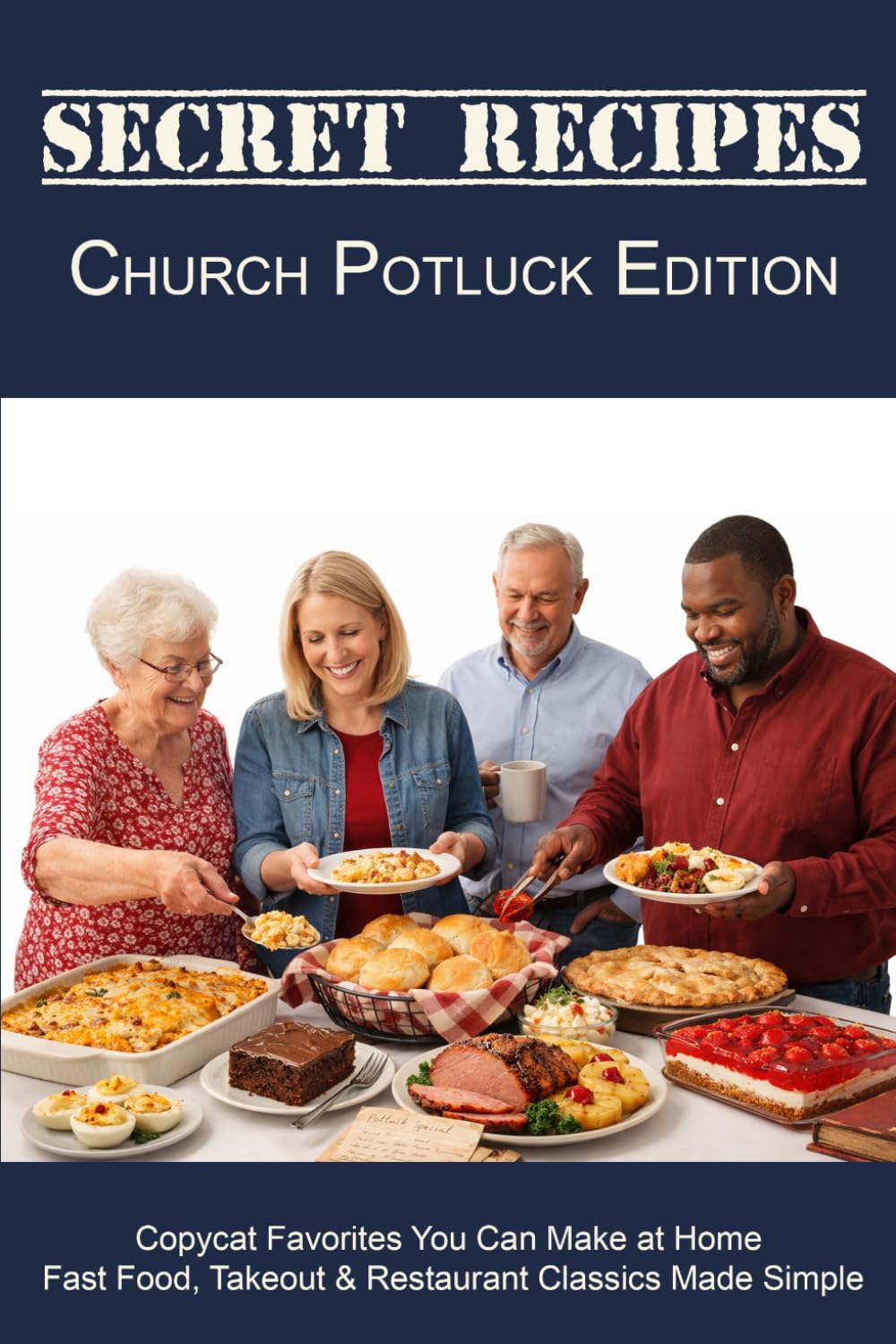 Secret Recipes Church Potluck Edition: Classic Potluck Favorites, Bake Sale Desserts, and Homestyle Casseroles from Beloved Church Cookbooks