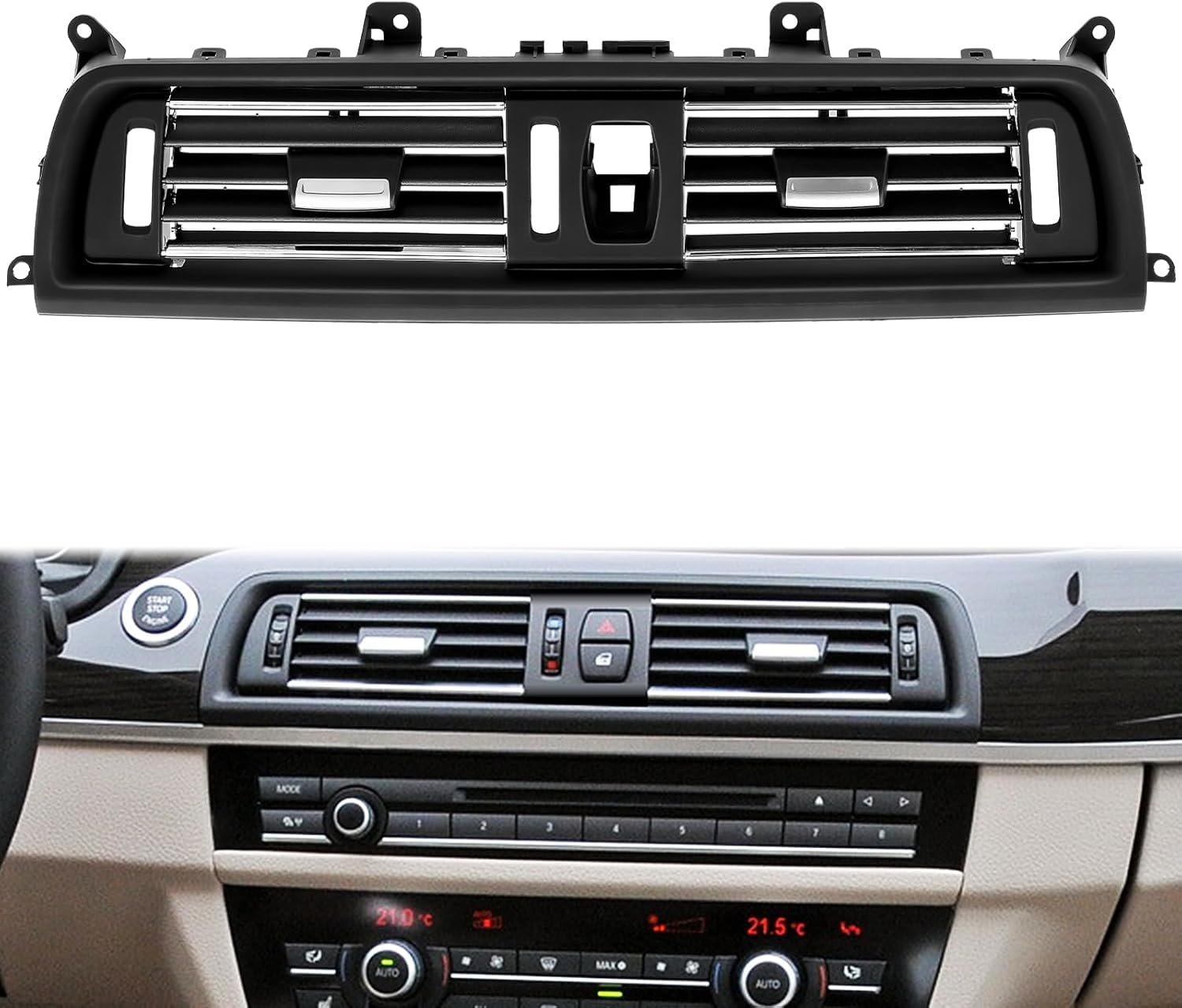 Gangying F10 Kidneys Black for BMW 5 Series F10 F11 M5 2010-2017 F10 touring F11 Grill Gloss Black Double Bridge Sport Radiator Grille Gangying F10 Kidneys Black for BMW 5 Series F10 F11 M5 2010-2017 F10 touring F11 Grill Gloss Black Double Bridge Sport Radiator Grille