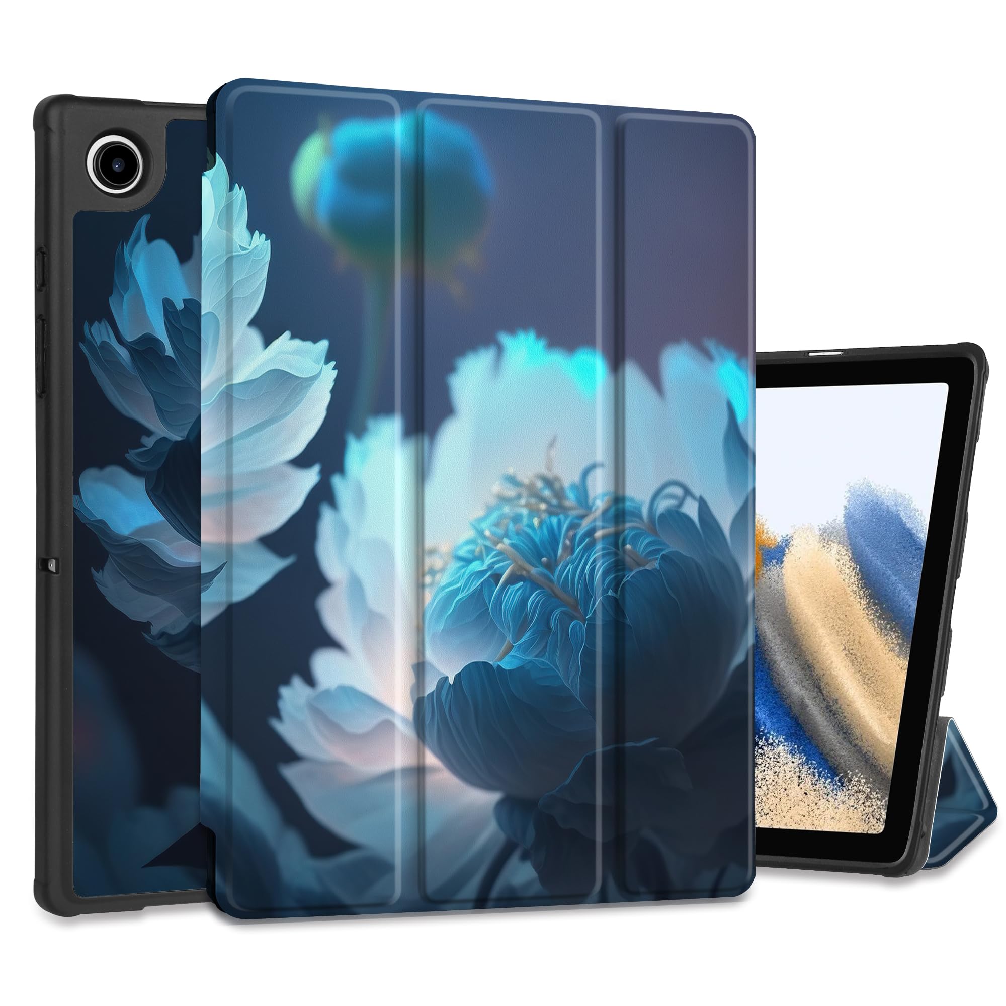 Yebiseven Case for Samsung Galaxy Tab A8 10.5 inch 2022 Released Model SM-X200/X205/X207, Shockproof Tablet Cases with Auto Sleep/Wake & Folding Stand