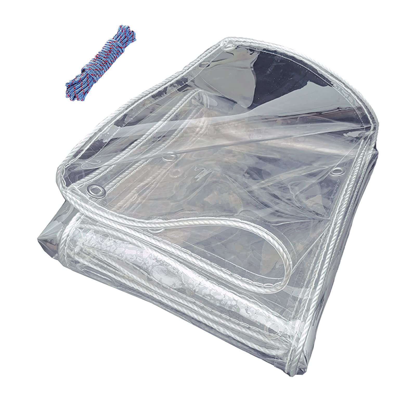 Lona impermeable de tela plástica transparente OKUOKA de alta densidad y grosor de 3x3m