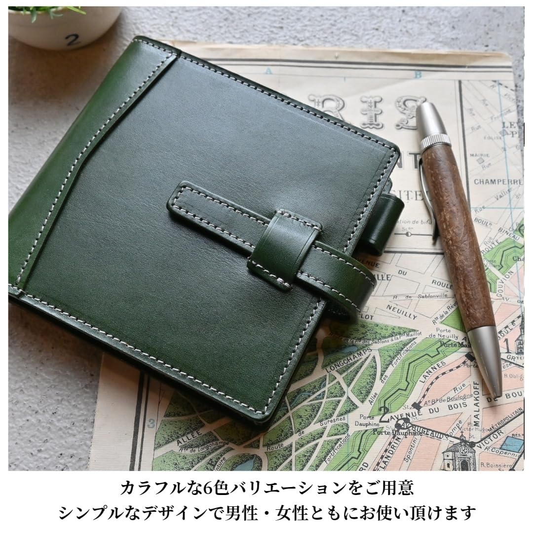 Amazon.co.jp: BlancCouture システム手帳 革 M5スクエア サイズ