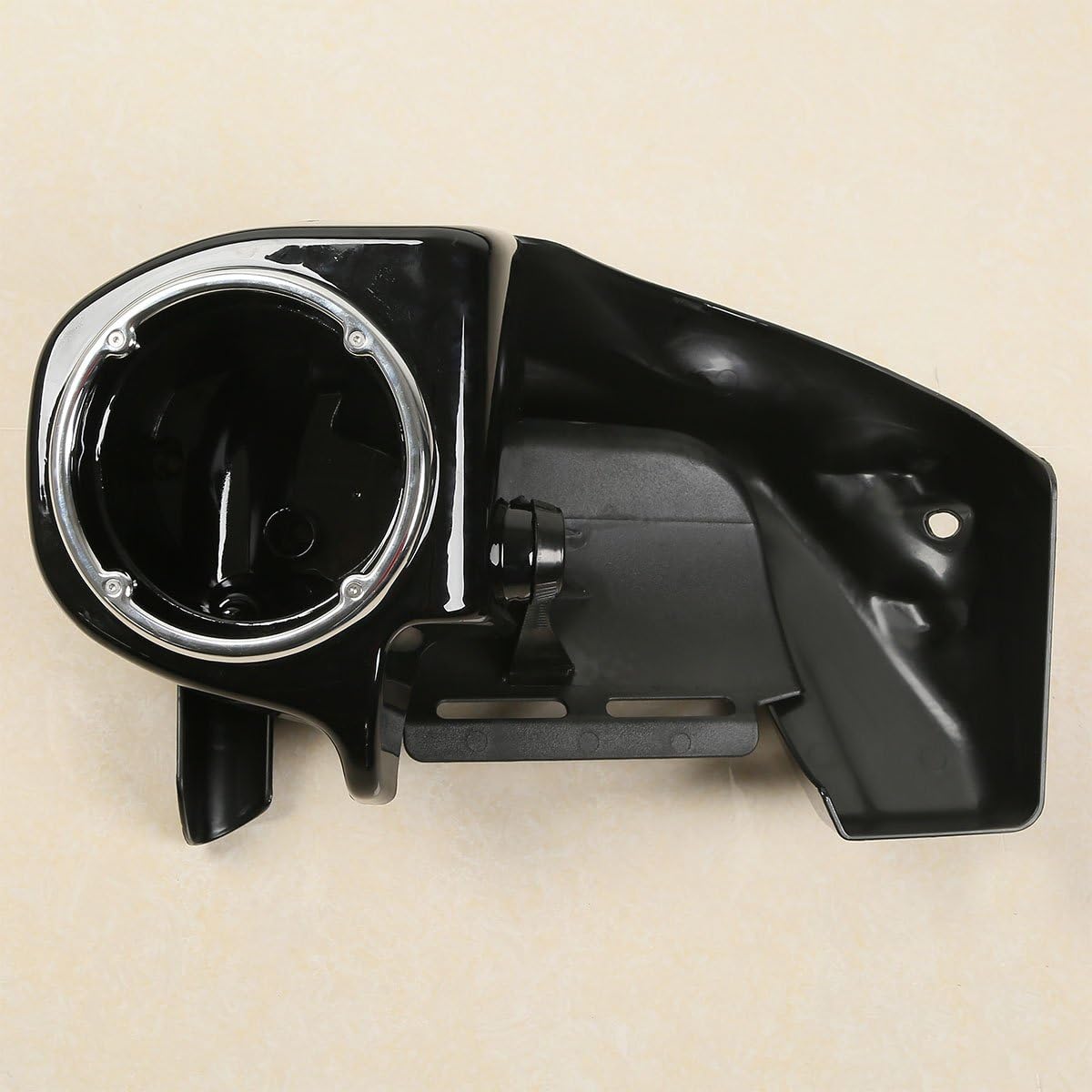 XMT-MOTO Vivid Black Lower Vented Leg Fairings w/Speaker Box Pods Fit for H-D touring models FLT FLHT FLHTCU FLHRC Road King Street Glide Electra Glide Ultra-Classic 1983-2013
