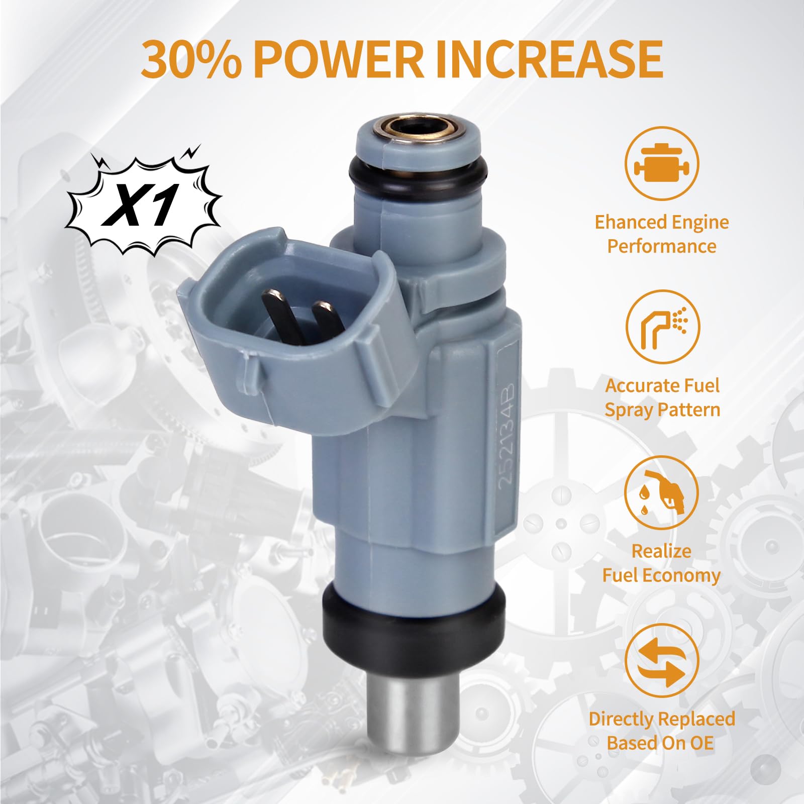Amazon.com: AISHAN 1PC Fuel Injectors 4 Holes Compatible