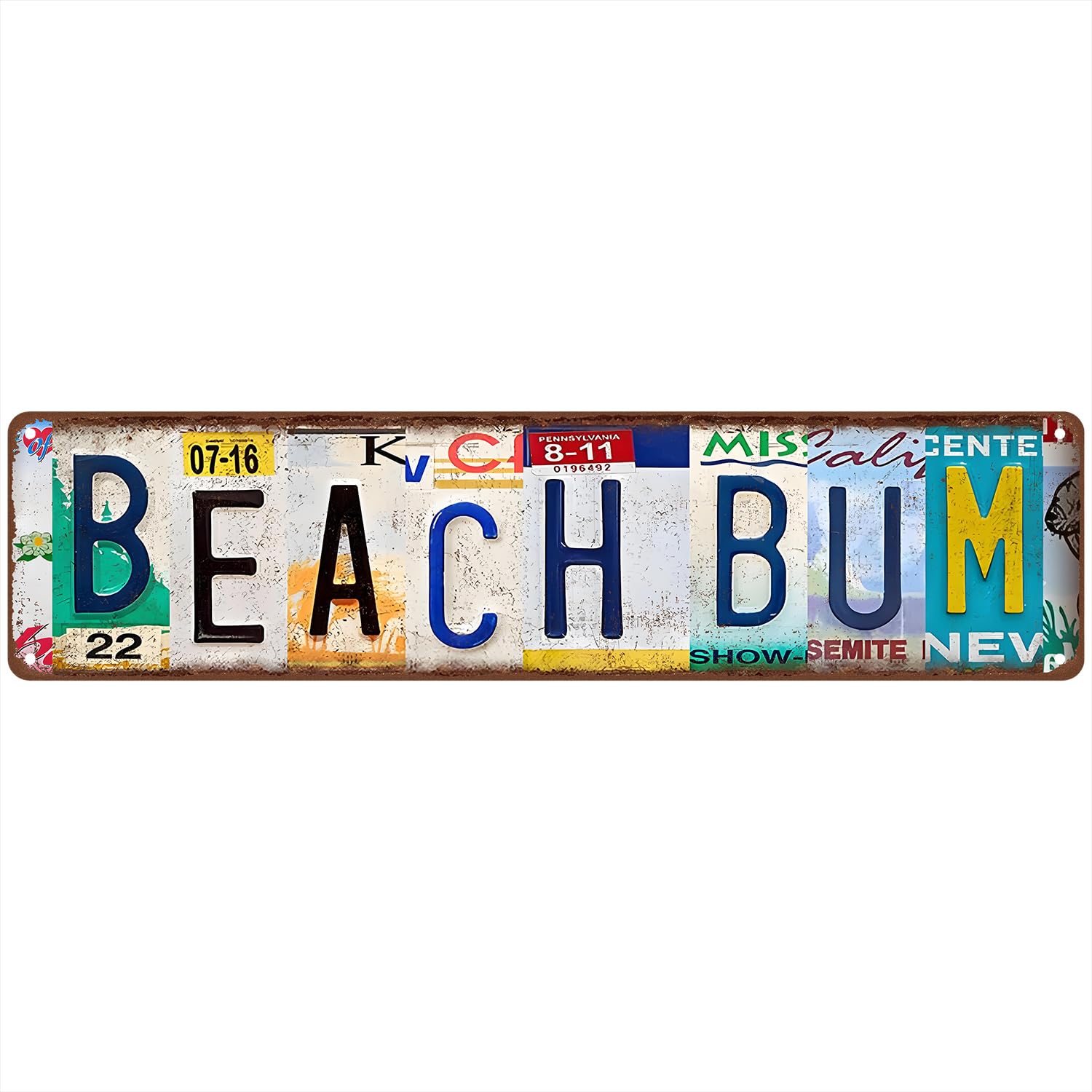 Metal Wall Art Decor Signs For Kitchen Bathroom House Camping Indoor Or Outdoor Vintage Bar Rustic Farmhouse Home Family Retro Plaques 16 X 4 Inches (