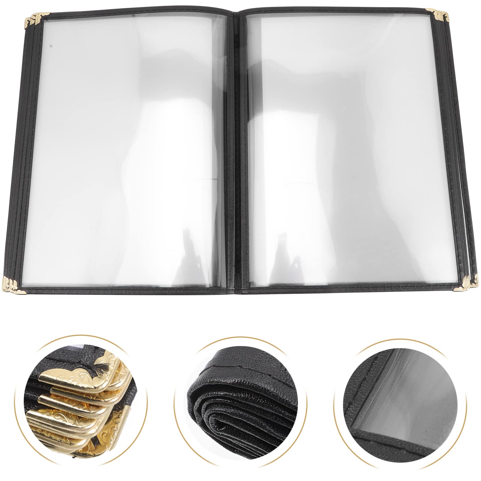 Ciieeo Protector De Hojas De Recetas Funda Transparente Portamenús De Pvc Ideal Para Restaurantes