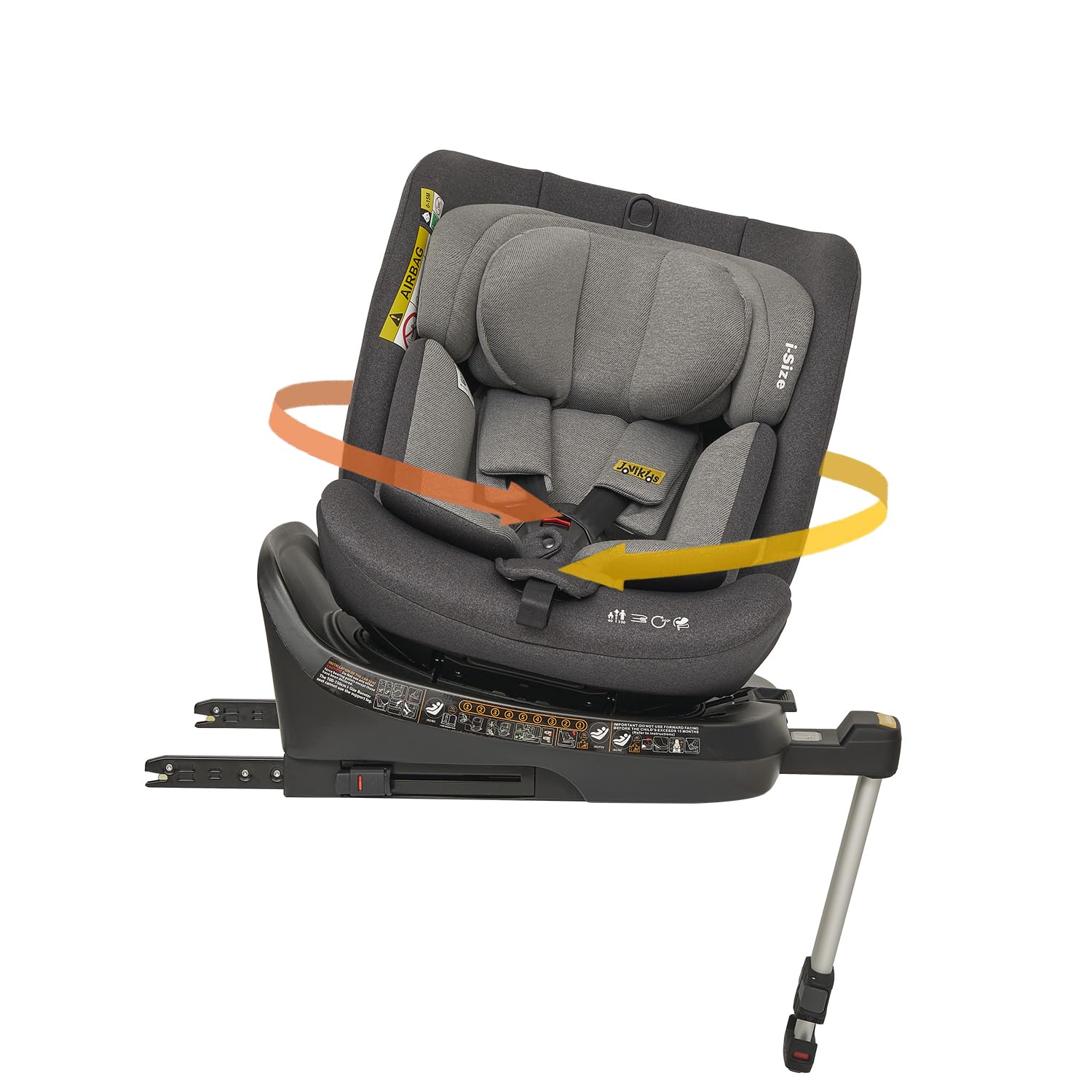 Amazon | Jovikids チャイルドシート ISOFIX、 360°回転式 i-Size R129