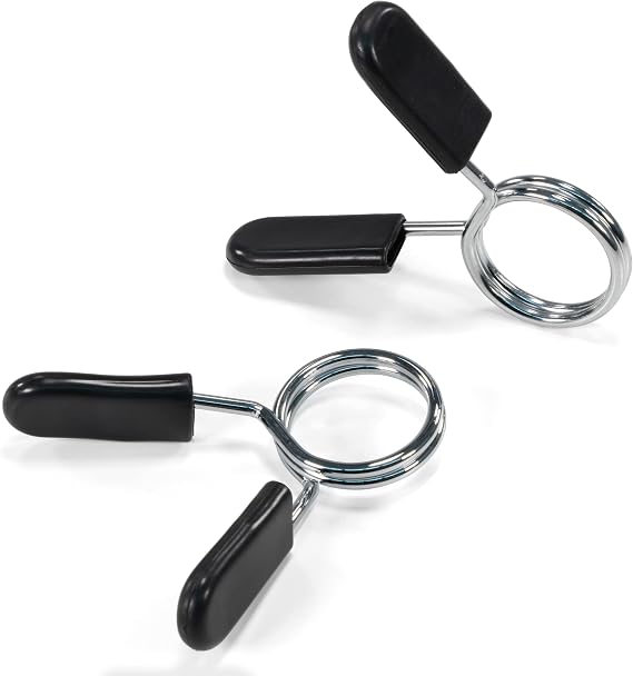 Curl Bar 130 cm Strength Training Pull Bar Black Spring Lock Workout Strength Exercises Bodybuilding Fitness Accessories Weight Lifting