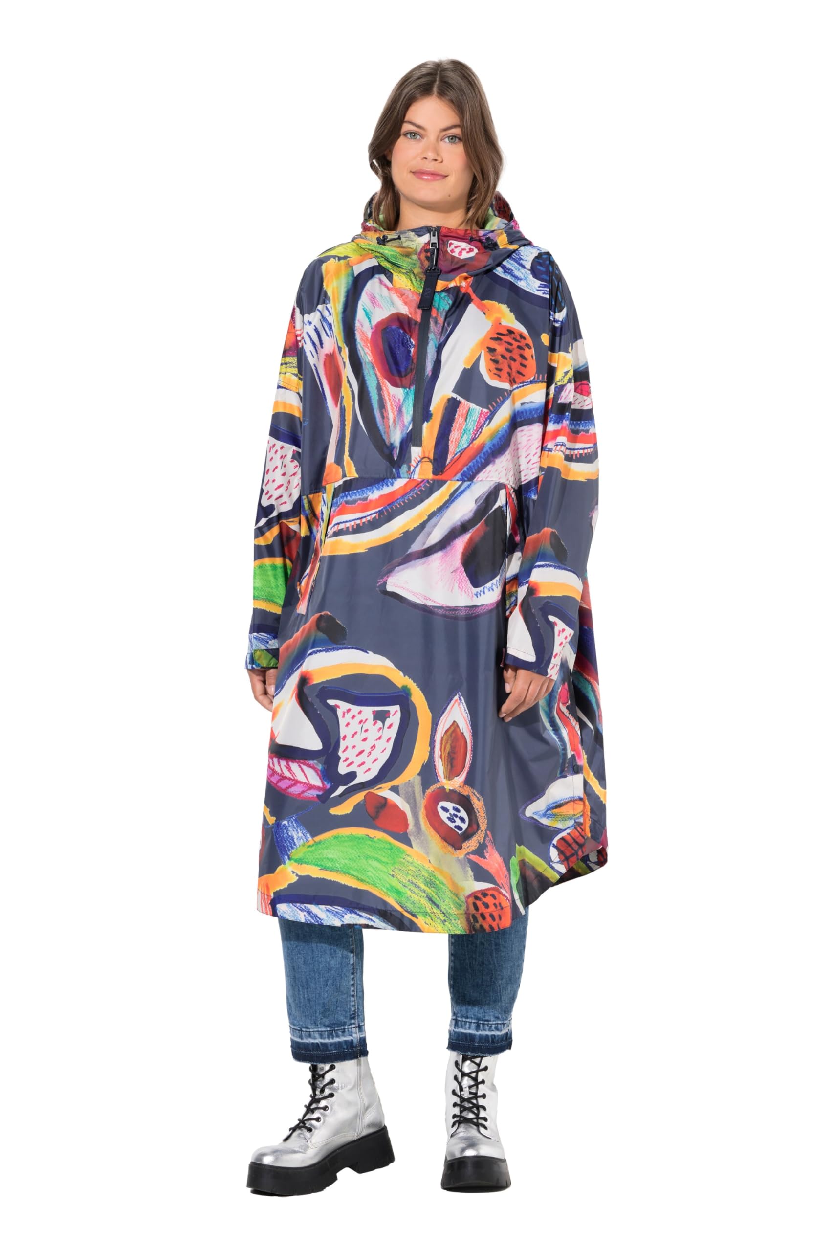 Laurasøn Funktions-Regencape, Unisex, Print, Kapuze 836277