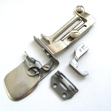 KUNPENG - #KP-204 1PCS Industrial Sewing Machine Clean Finish Shirt Tail Hemmer Set Hemming Attachment (Hem Size:1/2(13mm))