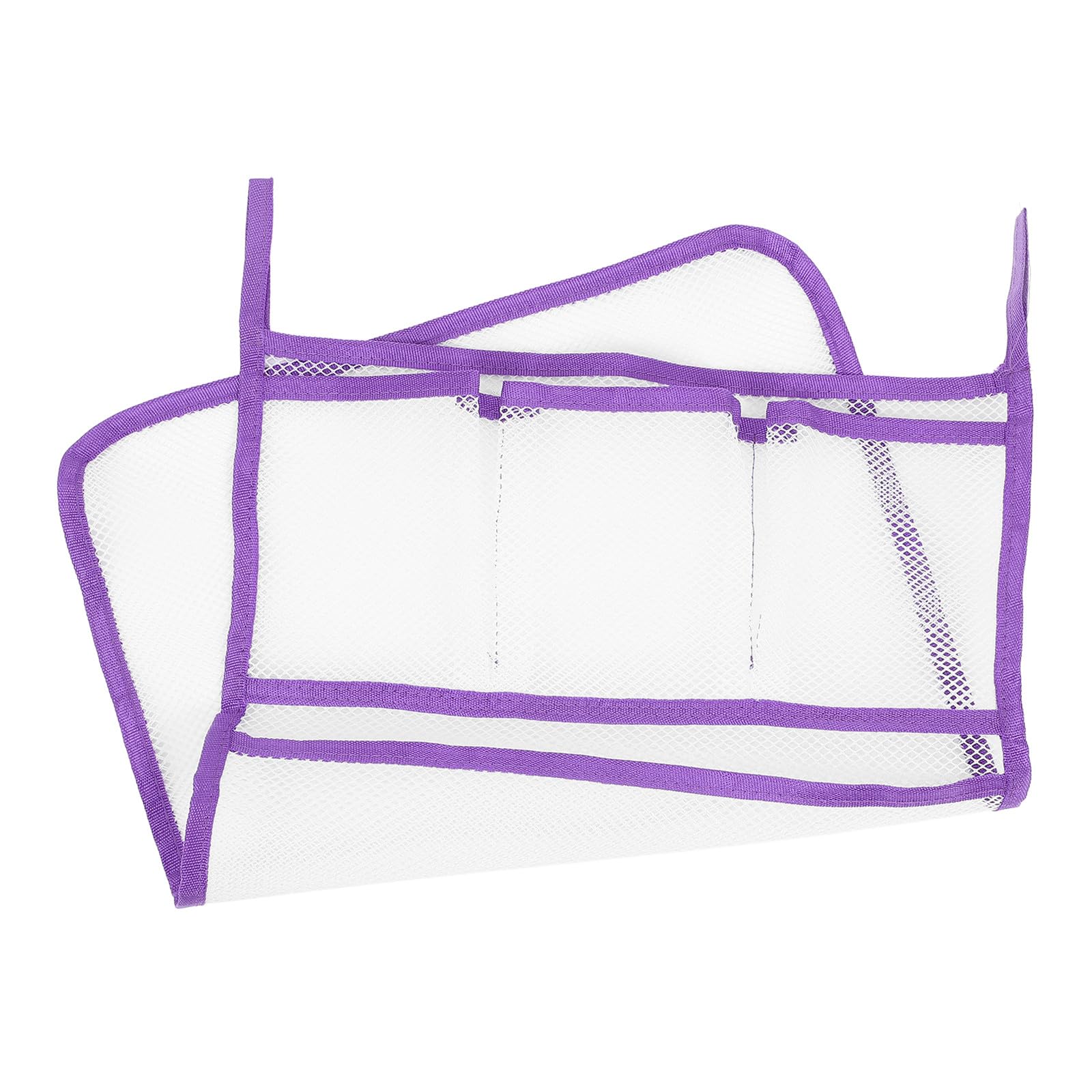 TOPPERFUN Mesh Hanging Shower Organizer Bag Waterproof Bathroom Storage Caddy with Quick-Dry Mesh Fabric Hanging Storage Bag for