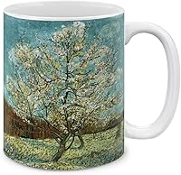 Vista 9 de MUGBREW Arte Clásico La Noche Estrellada Vincent Van Gogh Taza de Cerámica para Café y Té, 11 OZ