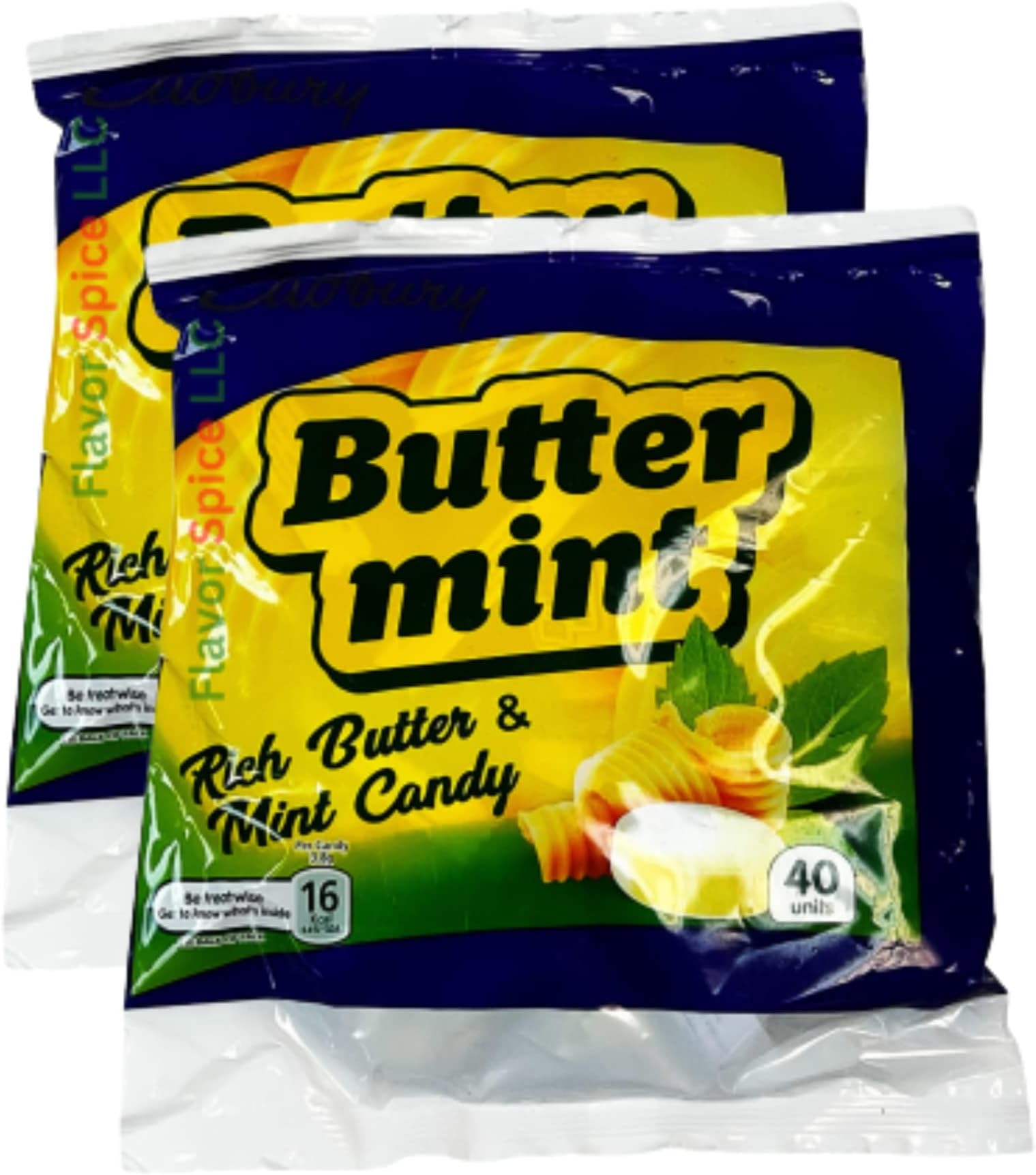 Butter Mint Cadbury Rich Candy (2 PACK (80 UNITS)