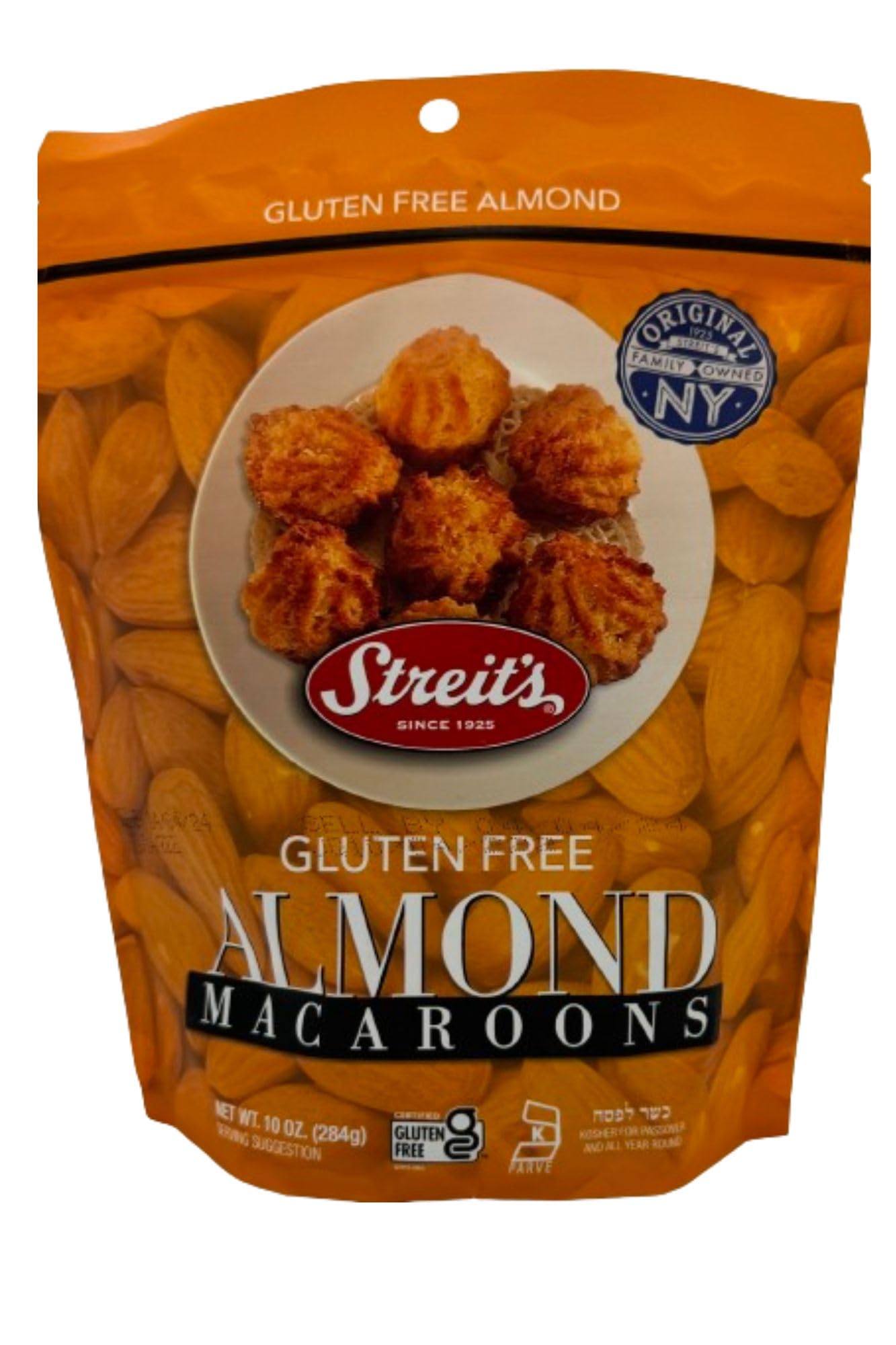 Streit's Macaroon Almond Passover 10 oz. (Pack of 12)