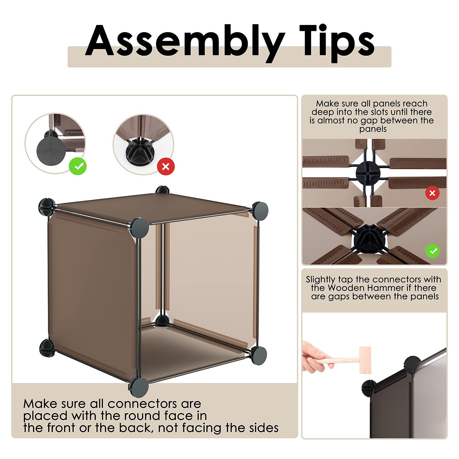 Cube Storage Organizer 30Cube Storage Cubes Portable Wardrobe