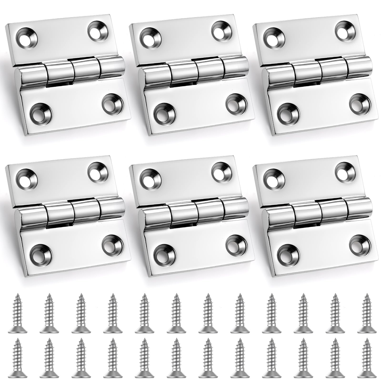 BBTO 6 Pack 316 Stainless Steel Hinges Marine Grade