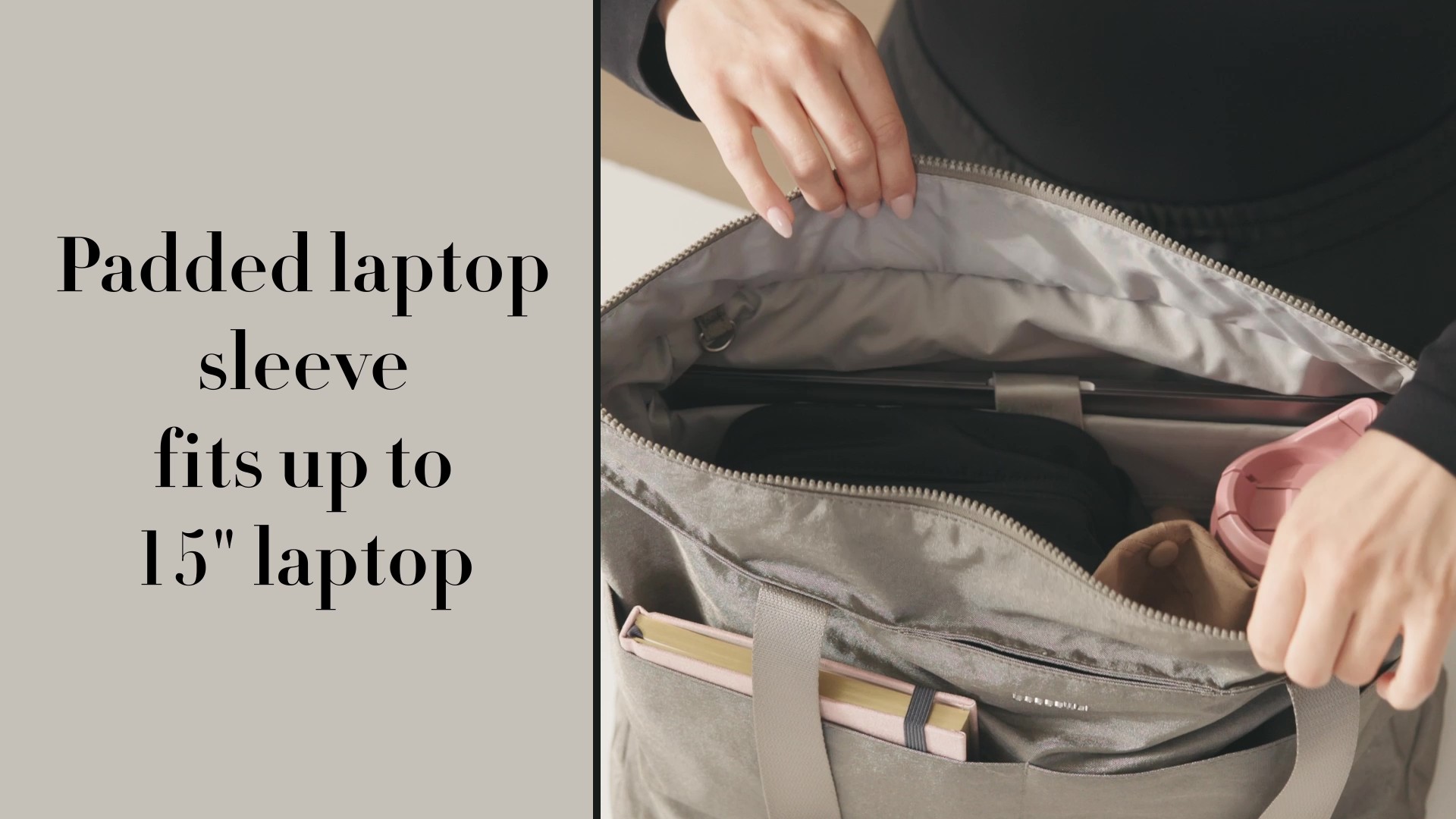 Amazon.com: Baggallini Carryall Laptop Tote - Medium 12x19 Inch