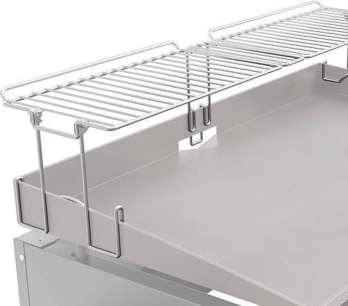 Miniatura 4 de Yukon Glory Paquete básico de plancha para parrillas Blackstone de 36 pulgadas, contiene organizador de barbacoa y estante de calentamiento de