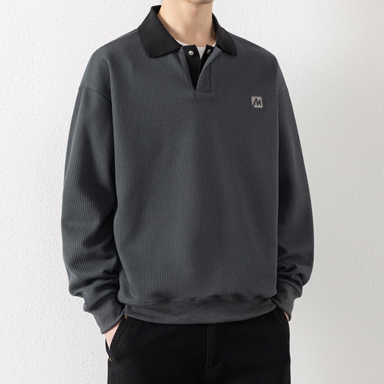 Sweatshirts für Herren Paar Pullover hässlicher Weihnachtspullover Pulli Fitted Herren Langarmshirt Baumwolle Winterjacke 3XL Sweatjacke engelskostüm